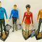 STAR TREK TOS Spock Bones Uhura Chekov Signed Tag Original Rubber Figs 1990s