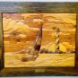 SAILORS SUNSET All Wood Art Roddy Hulon One Of A Kind Signed Dated