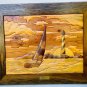SAILORS SUNSET All Wood Art Roddy Hulon One Of A Kind Signed Dated