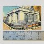 GRAND CENTRAL TERMINAL New York City Linen Postcard Blank USA Vintage