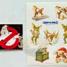 GREMLINS GHOSTBUSTERS Stickers Sandylion Warner Bros 1980s Vintage #2 Made USA