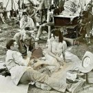 THE ROOTS OF HEAVEN 7x9 B&W Photo Flynn Greco Huston Behind The Scenes 1958