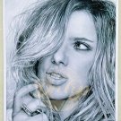 SCARLETT JOHANSSON 8.5x11 (1 print) portrait Black And White