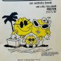 PAC MAN Golden Activity Book 21x16 Poster Bally Midway 1980s USA