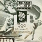 WINTER OLYMPICS 94 Sega Game Gear Instruction Manual 1994 Japan