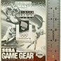 WINTER OLYMPICS 94 Sega Game Gear Instruction Manual 1994 Japan