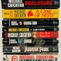 MICHAEL CRICHTON Paperback Book LOT (8) Jurassic Park Lost World 13th Warrior