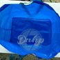 IKEA Large Carry Grocery 4 Handle Open Top Shopping Bag BLUE