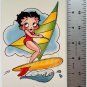 BETTY BOOP Surfs Up Postcard 1980s Classico USA Vintage SPK46