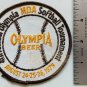 OLYMPIA BEER Softball Tournament 1970s Logo Patch Made USA Vintage