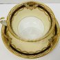 NORITAKE CHINA Espresso/Tea Cup Saucer 4987 WW2 Vintage Occupied Japan