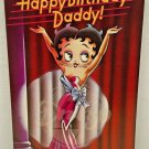 BETTY BOOP Happy Birthday Daddy Card Paper Moon 1983 Vintage SPK13