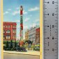 TOTEM POLE Pioneer Square Seattle Washington Postcard Litho Made USA