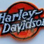 HARLEY-DAVIDSON Text Logo Patch Made USA