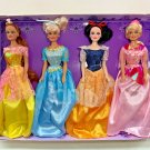 FAIRY TALE PRINCESS Dolls LOT (4) Belle Cinderella Snow White Sleeping Beauty
