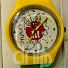 M&M 50th BIRTHDAY Anniversary Watch 35mm Japanese Quartz 1990 Vintage