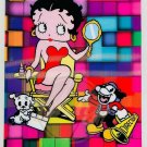 BETTY BOOP Actress Chair Cubed Lenticular 7x9 Card 2004 SPK51