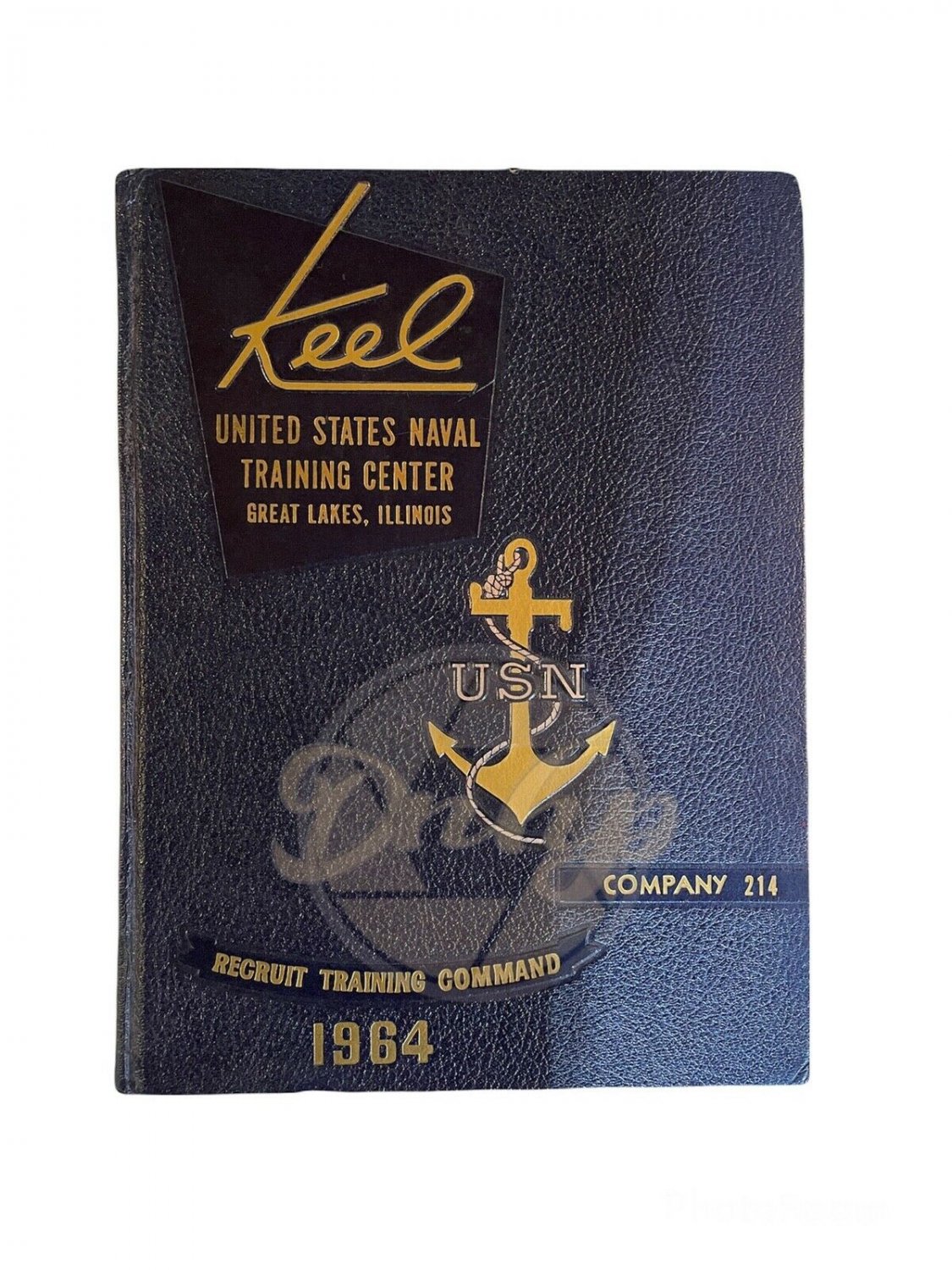KEEL US NAVAL TRAINING CENTER Company 214 1964 Hardcover USA Vintage