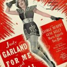 JUDY GARLAND For Me And My Gal Sheet Music 1942 Broadway NY Vintage