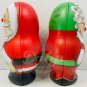 SANTA & MISSES CLAUS LOT (2) Red Nosed Christmas Candy Tin