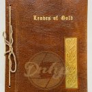 LEAVES OF GOLD Inscribed Hardcover Book With Outer Case 1940s Edition USA