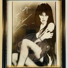 ELVIRA Yours Cruelly Leggy B&W 8x10 Photo Framed Horror Vintage USA 21