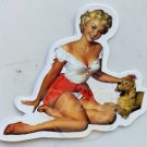 PIN UP GIRLS Dogs Are A Girls Best Friend Sticker (1) USA