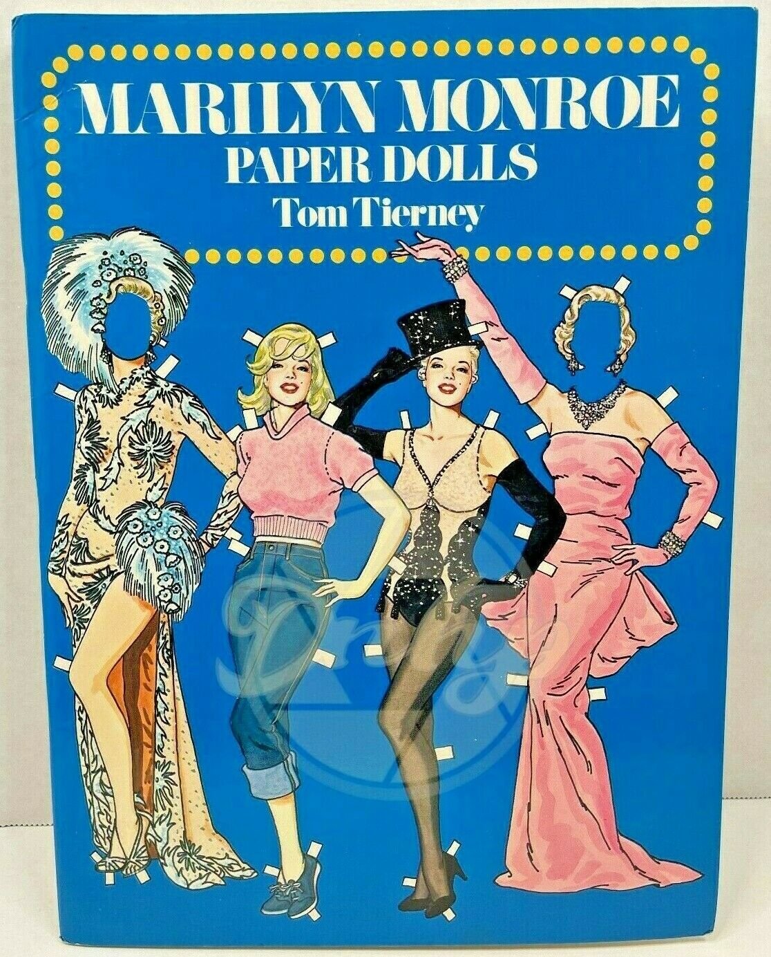 MARILYN MONROE Paper Doll Cut-Out Book 1970s First Edition Vintage