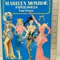 MARILYN MONROE Paper Doll Cut-Out Book 1970s First Edition Vintage