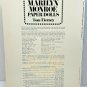 MARILYN MONROE Paper Doll Cut-Out Book 1970s First Edition Vintage