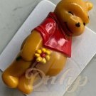 WINNIE POOH BEAR Giggling Flower Lapel Pin Hallmark Walt Disney Productions