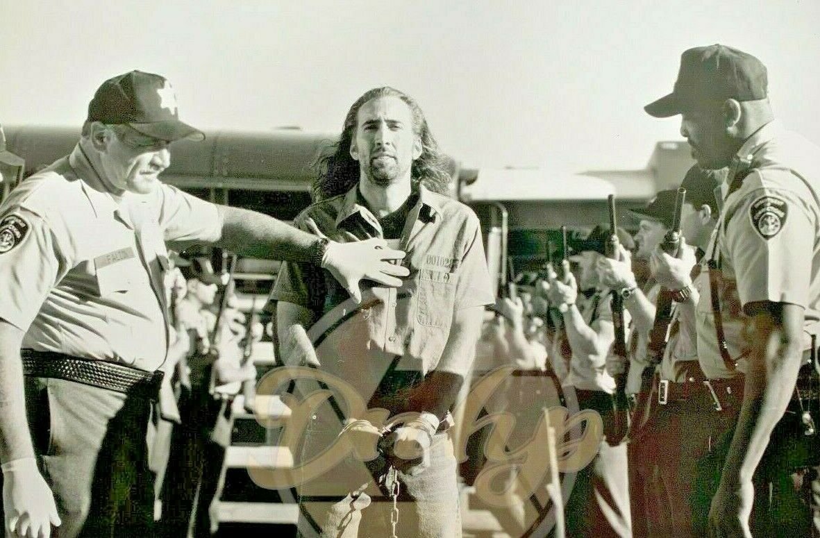 CON AIR Nicolas Cage 8x10 B&W (1 photo) 1997 Movie Promotional Lobby Card