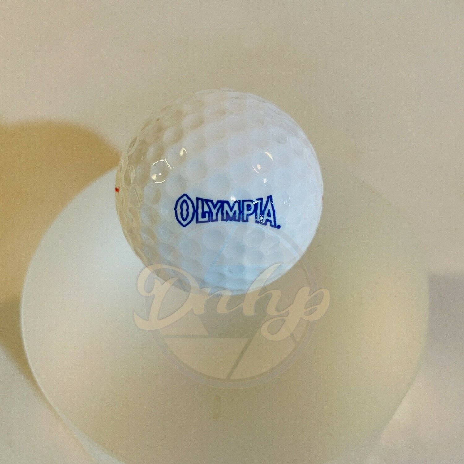 OLYMPIA BEER Blue Logo Golf Ball Spalding 1 Tumwater Valley Golf Course NOS USA