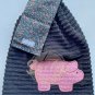 Pig Piggy Patch Hand Towel Hand Made Sewn Cotton USA