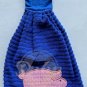 Pig Piggy Patch Hand Towel Hand Made Sewn Cotton USA