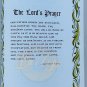 HOLY BIBLE Illustrated White King James Leather Bound 1960s USA Vintage