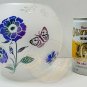 BUTTERFLY MEADOW Rose Bowl Vase Lenox Frosted Glass Vase NEW