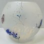 BUTTERFLY MEADOW Rose Bowl Vase Lenox Frosted Glass Vase NEW