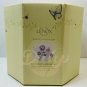 BUTTERFLY MEADOW Rose Bowl Vase Lenox Frosted Glass Vase NEW