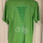 SEATTLE SEAHAWKS Athletic Wicking Tee Lime Green Majestic Cool Base Mens Medium