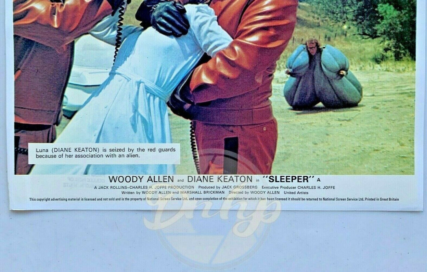 SLEEPER Diane Keaton 8x10 Color (1 photo) 1973 Movie Promotional Lobby Card