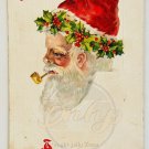 SANTA A Jolly Xmas Postcard 1916 USA Postmarked Vintage