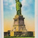 STATUE OF LIBERTY New York Postcard Litho Made USA Vintage