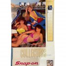 SNAP-ON Lisa Matthews Playmates Swimsuit Calendar 12 Month Long 1991 USA Vintage
