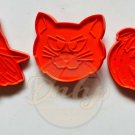 HALLOWEEN Witch Cat Pumpkin LOT (3) Cookie Cutters Hallmark 1980s Vintage