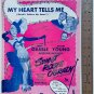 BETTY GRABLE My Heart Tells Me Sweet Rosie Sheet Music 1940s Broadway NY
