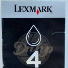LEXMARK BLACK 4 Print Cartridge New In Box