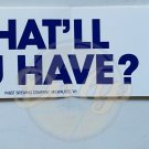 PABST BLUE RIBBON What'll You Have Bumper Sticker Lot (2) Red White Blue