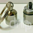 MINI BULLET Keychain Lighter Fire Starter Weatherproof Stainless Steel Case