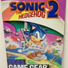SONIC THE HEDGEHOG 2 Sega Game Gear Instruction Manual 1992 Made Taiwan